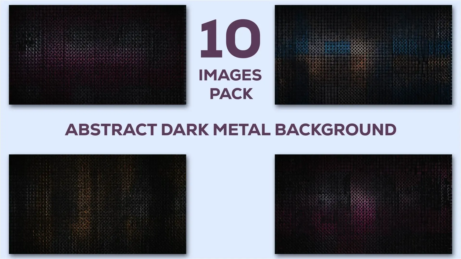 Dark Metal Texture Backgrounds for Modern and Industrial Projects